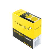 TOWER C19 Colour Code Roll Labels Yellow