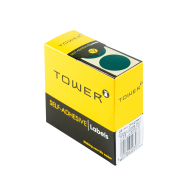 TOWER C25 Colour Code Roll Labels Green