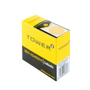 TOWER C25 Colour Code Roll Labels Gold