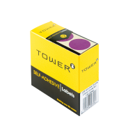 TOWER C25 Colour Code Roll Labels Purple Labels