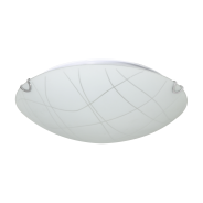 Eurolux Ceiling Surreal Grid Pattern Ceiling Light 300mm White