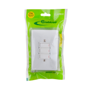 Eurolux Classic Switch 3Level 1Way & Plt White Bag