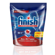 Finish All In One Auto Dishwashing Tablets Regular - 56s