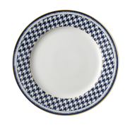 Galateo Blue Check Dinner Plate Set of 4