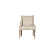 Harper Dining Chair in Linen Fabric, Beige