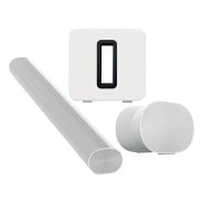 Sonos ARC WiFi Soundbar White + Sonos Sub Gen 3 White + Sonos Era 300 BT Smart WiFi Speaker White