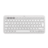 Logitech Pebble Keys 2 K380s Minimalist Keyboard White