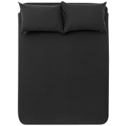 The T-Shirt Bed Fitted Sheet Deep Charcoal Super King