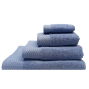 Inspire 100% Micro-Cotton Zero Twist Hand Towel Faded Denim
