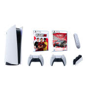 PS5 Disc Edition With Rugby 22 WRC, Additional DS5 & Charging Station