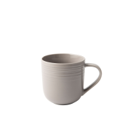 Jenna Clifford Embossed Lines Light Grey Mug Set of 4