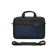 Volkano Seismic 15.6" Laptop Shoulder Bag Black and Navy