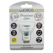 Luceco Glass GU10 WarmWhite Lamp 5W LGW5G37_LE