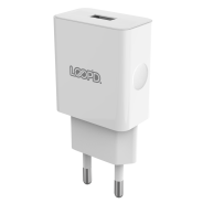 LOOPD 1 Port 2.1A Wall Charger White