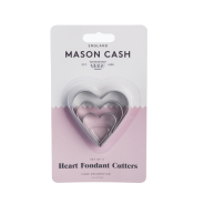Mason Cash Fondant Cutters Heart Set