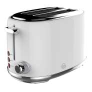 Swan Pearl White Two Slice Toaster ST05C