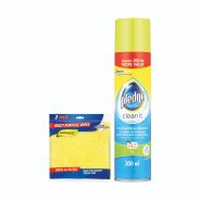 Pledge M Surface Cleaner Lilly 300ml + GM 2 Pack Multi Purpose Wipes