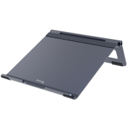 Snug Aluminium Foldable Laptop Stand Grey