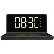 Snug Wireless Clock Charging Pad 10W Black