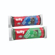 Tuffy Green Refuse Bags On Roll 20'S + Tuffy Heavy Duty Black Refuse Bags 10'S