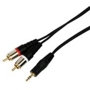 Ultra Link 1,5m Stero Jack To 2RCA Cable UL-2RCA0150