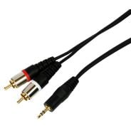 Ultra Link 3,0m Stero Jack To 2RCA Cable -UL-2RCA0300