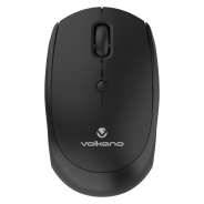 Volkano Talc Series Wireless Mouse with DPI Adjustment  Black