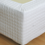 Quilted Base Wrap White Double