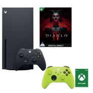 Xbox Series X Console With Diablo IV, Xbox Series Controller (Volt) And R400 Xbox Gift Voucher