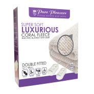 PurePleasure Double Coral Fitted Electric Blanket
