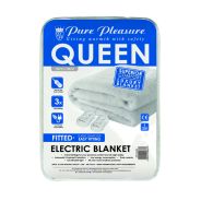 PurePleasure Queen Sherpa Fitted Electric Blanket