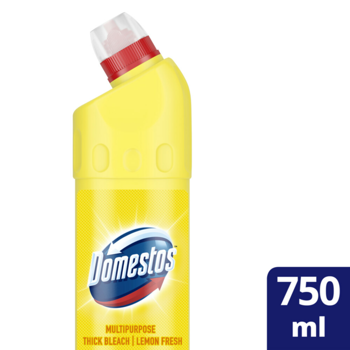 Domestos Lemon Multipurpose Stain Removal Thick Bleach Cleaner 750ml - HiFi  Corporation