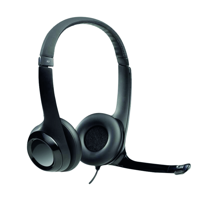 Logitech USB Headset H390 - headset - 981-000014 - Headphones 