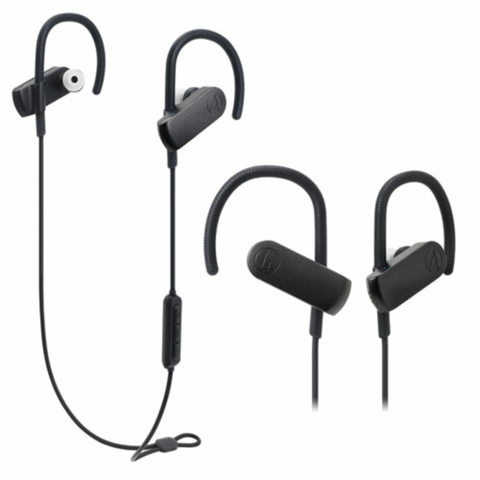 Audio Technica Wireless In-ear Headphones Black ATH-SPORT70BT-BK HiFi  Corporation