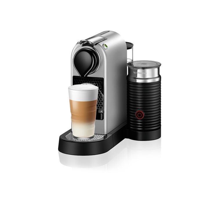 Nespresso CitiZ Milk Coffee Machine, Silver HiFi Corporation