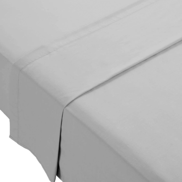 Sheraton Egyptian Cotton Flat Sheet Grey Double/Queen - HiFi Corporation