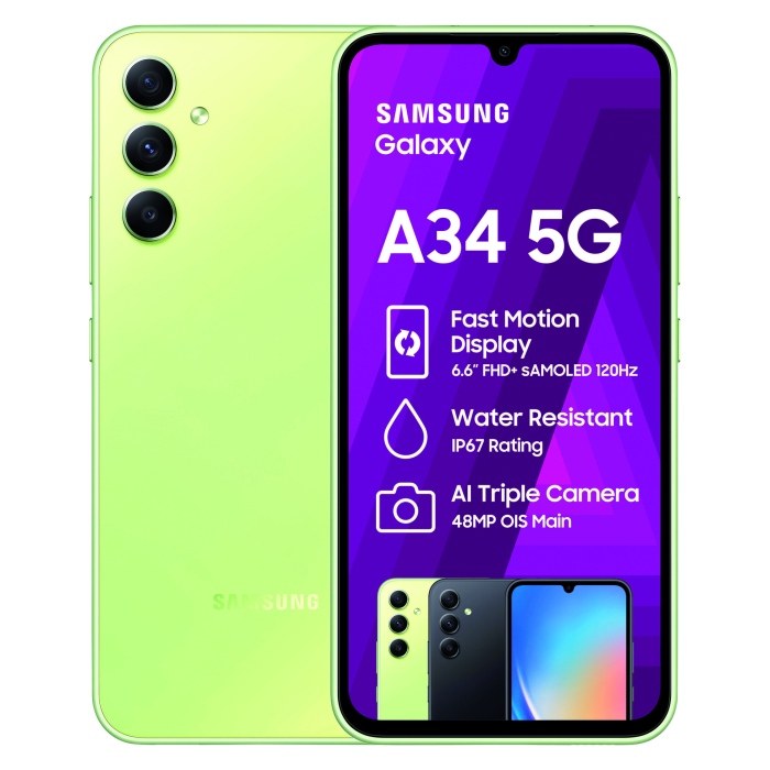 Samsung Galaxy A34 5G Green HiFi Corporation