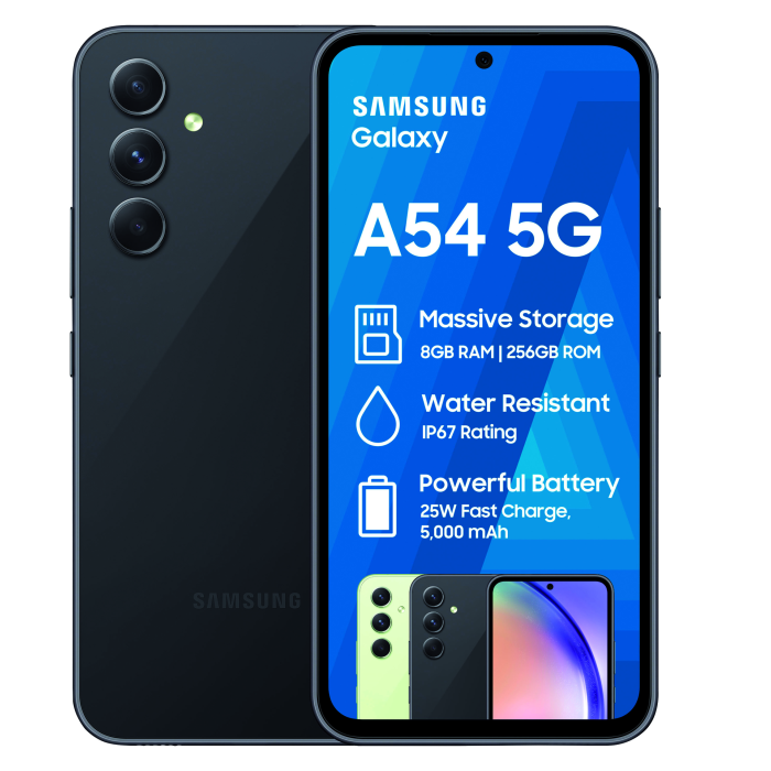 Samsung Galaxy A54 5G Black - HiFi Corporation