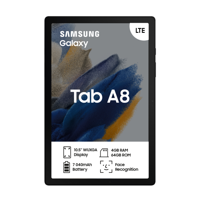 Tablette tactile – SAMSUNG Galaxy Tab A8 – 10,5″ – RAM 3Go